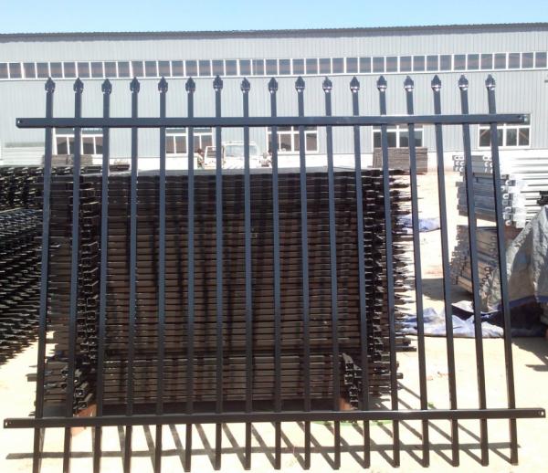 China factory high quality galvanized Tubular Iron Fencing galvanized for sale