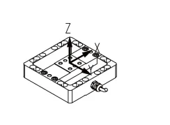 Multi-Axis Force Sensor Transducer Fx Fy Fz Axial Force Measuring 50n 100n Load Cell