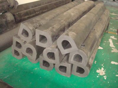 Customizable 8-10 Years Lifespan D Type Solid Rubber Fender For Marine Protection