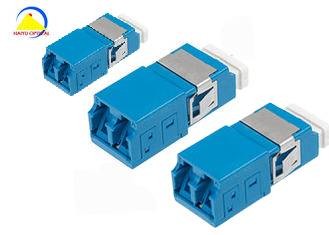 LC UPC Singlemode Duplex Fiber Adapter Internal Shutter Plastic APC