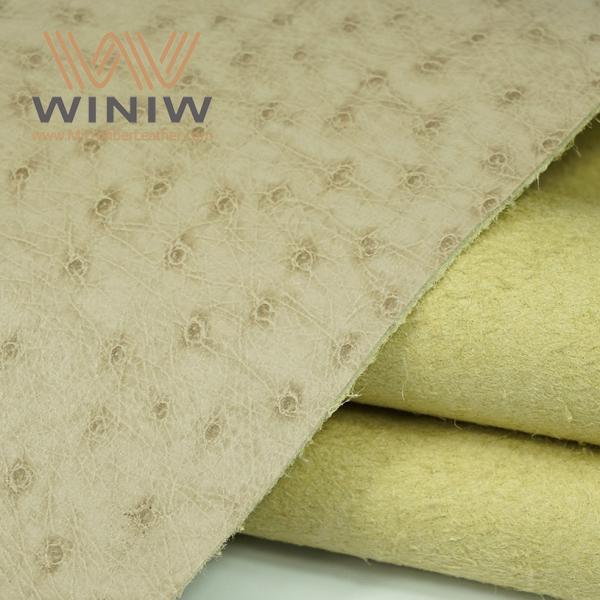 PU Faux Ostrich Leather Fabric Artificial Anti Mildew For Upholstery