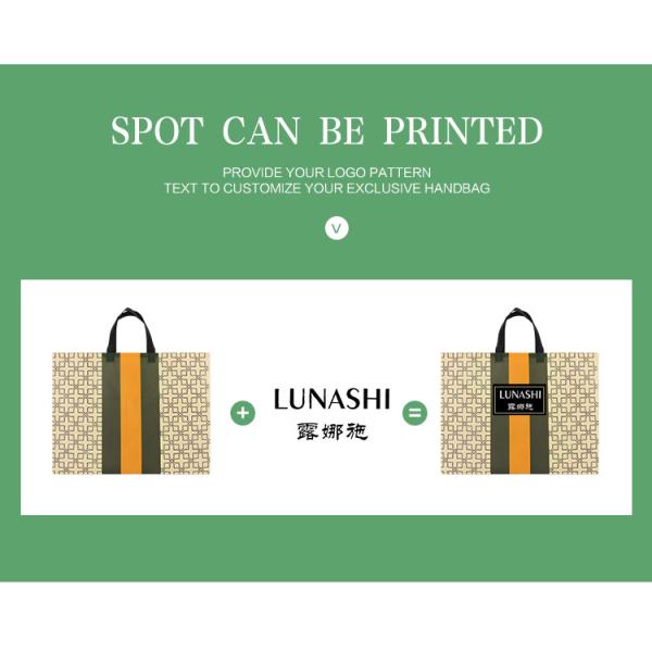 Travel Non Woven Fabric Gift Reusable Shopping Bags With Handles