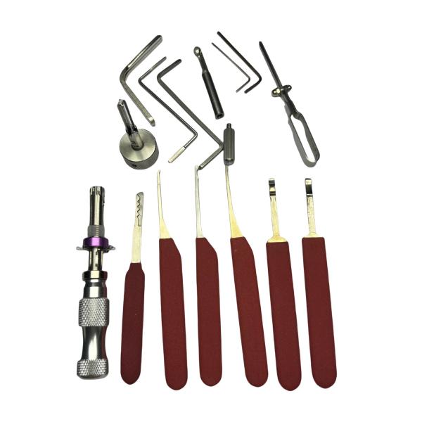 Quick Unlocking Locksmithing Tools 16pcs Safe Lock Picking Tools Easy Operation