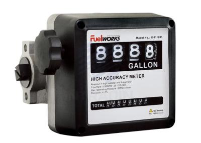 High Performance  4 - digital Mechanical Fuel Flow Meter 50psi 3.5BAR