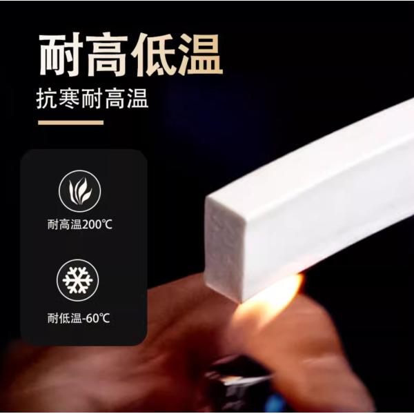 Closed Cell Silicone Sponge Stripe 1mm-60mm Thickness for Industrial Seal