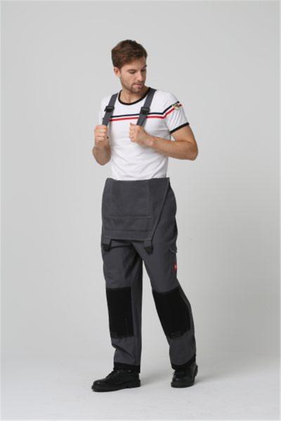 1% Carbon Fiber Anti Static Workwear 350gsm Fire Resistant Bib Overalls