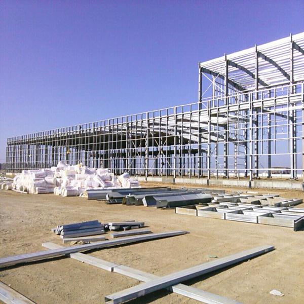 Muti Storey Designed High Strength Pre Engineered Structural Workshop Mixed With Office And Shop