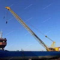 OUCO 3T 40M Barca grúa de plataforma marina montada con motor diésel
