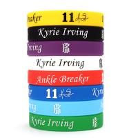 Slogan Watchword Printed Silicone Bracelets Customization Bands Football Basketball Fans Sports Silicone Wristbands