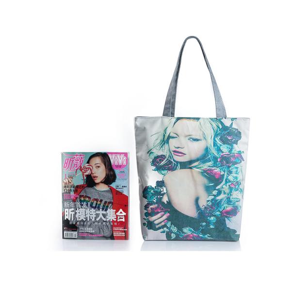 New female beauty magazine printed canvas shoulder bag woman