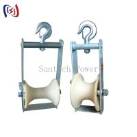 bloc de Pulley Stringing Roller de conducteur de câble aérien de 80mm pour la ligne aérienne
