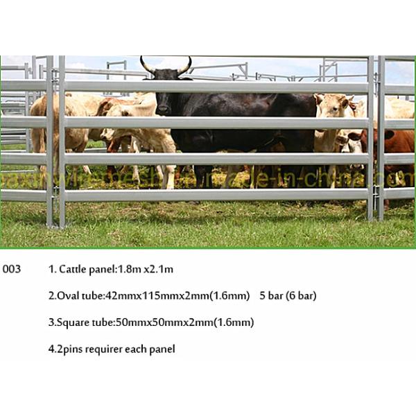 Exploração agrícola que bloqueia a cerca da cerca do metal de L4m painéis dos rebanhos animais de 12 pés