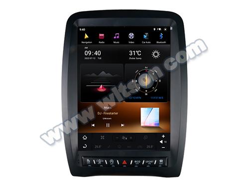 12.1 Screen Tesla Vertical Android Screen For Dodge Durango 2009-2021 Car Multimedia Stereo