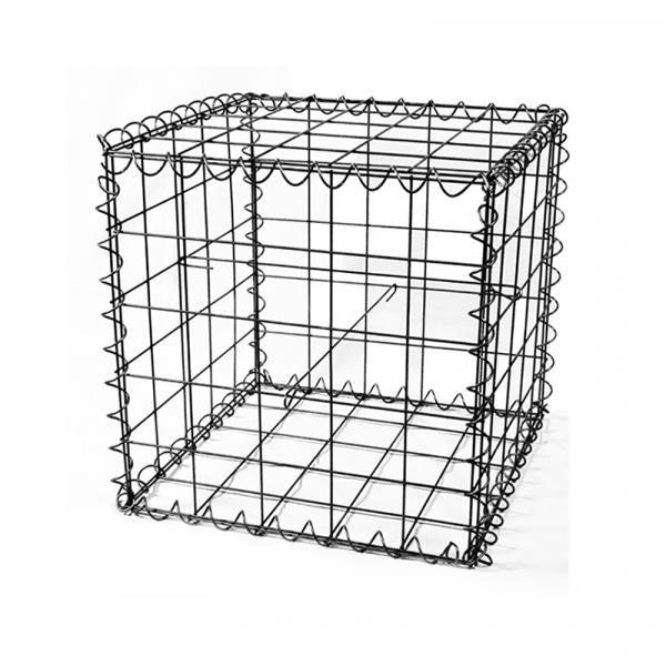 2 x 2 x 1m Hot Galvanized Galfan Coated 4mm Wire Gabion Basket Welded Boxes For Stone Retaining wall