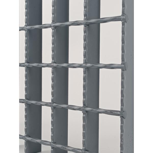 Spray Paint Black Steel Serrated Metal Grating Welding Bar Drain