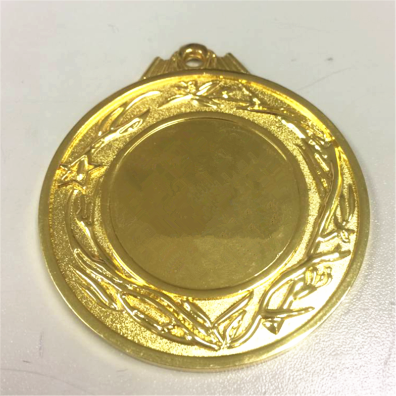 60mm metal medals, casting medals blank gold medals with custom logo print