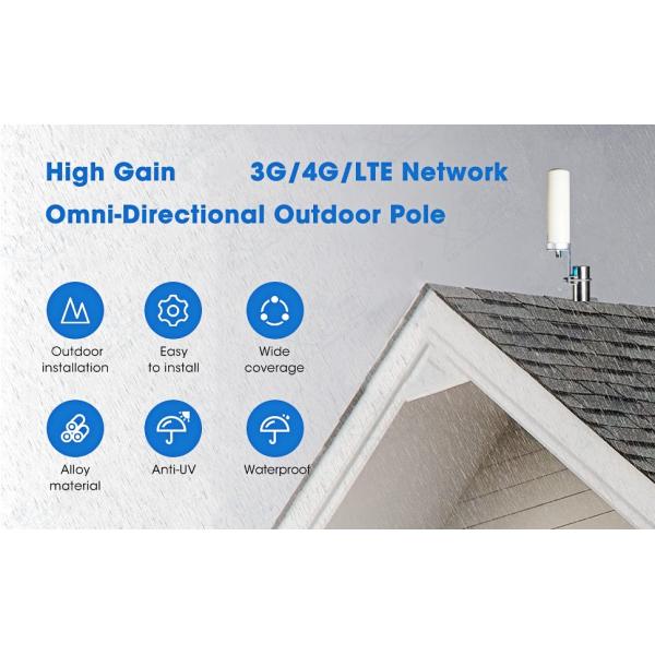 GSM WiFi RFID 2G 3G 4G LTE Antennas 698MHz To 2700MHz Outdoor Omni Antenna