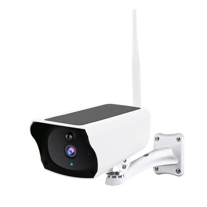Камера CCTV 4G ночного видения 1.3W солнечная, камера слежения CMOS 4G солнечная приведенная в действие