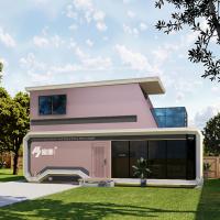 2 chambres préfabriquées capsule modulaire petite maison 8,5m / 11,5m Taille