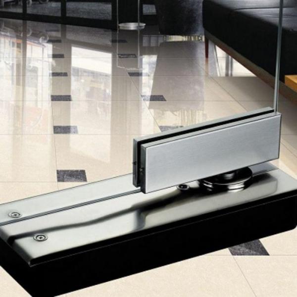 All Weather Aluminum Pivot Doors Secure Locking System Swing Pivot Doors