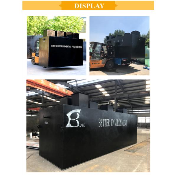 Équipement intelligent de traitement des eaux usées avec couleur personnalisée et composants de base de pompe