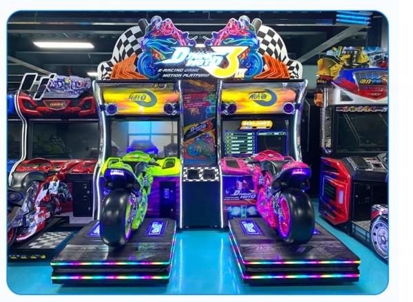 Indoor 350kg Motor Racing Simulator Motor Game Simulator With 42 Inch Screen