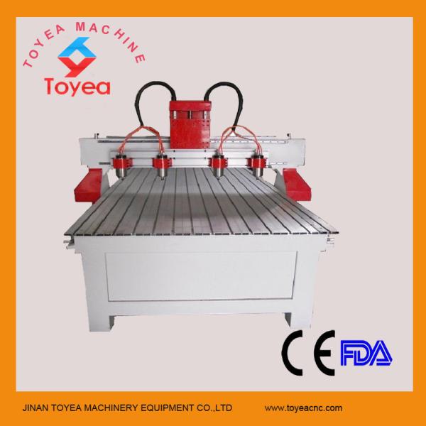 Multi-heads CNC Wood router machine with servo motor TYE-1325-4