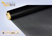 PTFE preto revestiu a tela da fibra de vidro para o sistema da isolação térmica