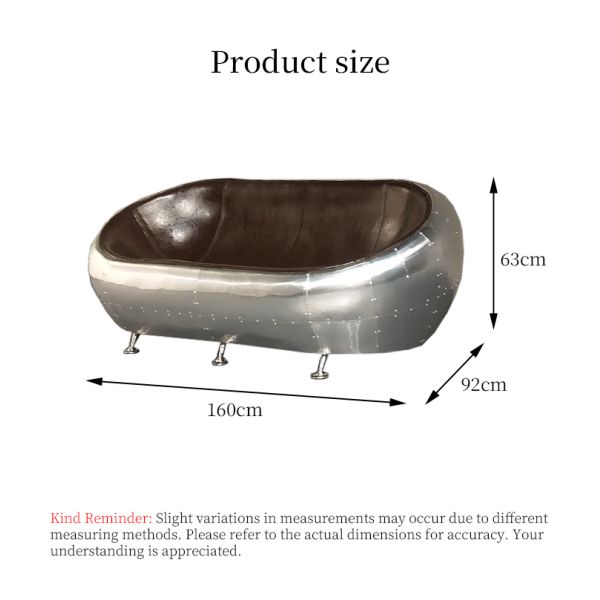 Nidea #8911 Luxury Sofa Vintage Industrial Retro Aviator Sofa  Bar Pub Club Studio Car Dealer Lounge Living Room Furniture  Club