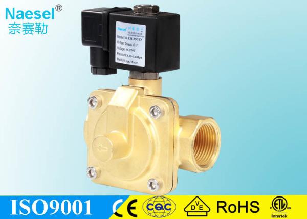Anti Water Hammer Solenoid Valve 16 Bar 232 PSI Normal Closed 0.5 to 1 Inch NO NC Viton
