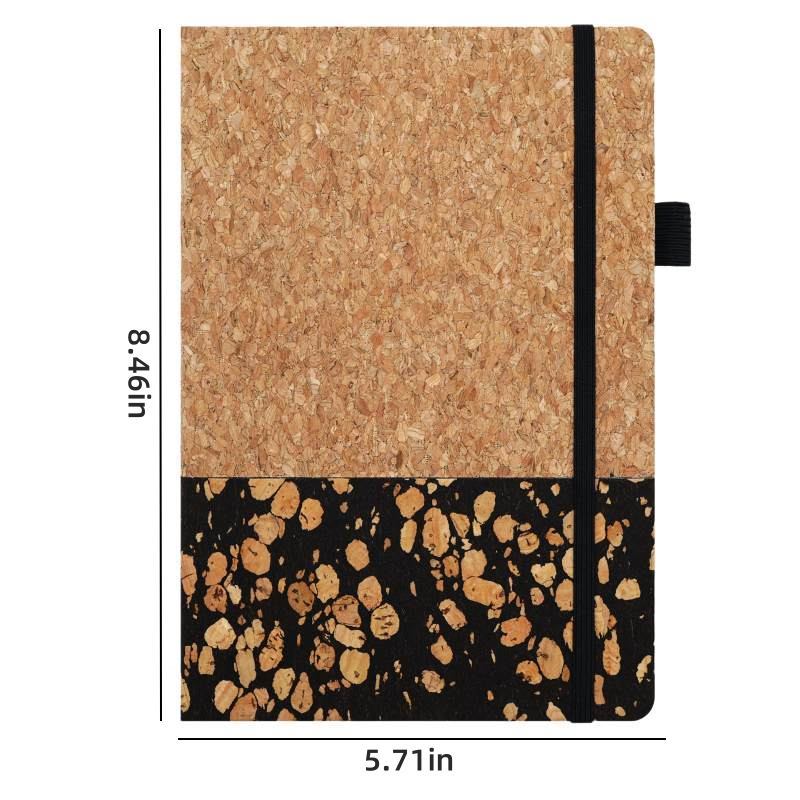 Custom Spliced Wood Cork Notebook Gift Set Bulk For Business & Study