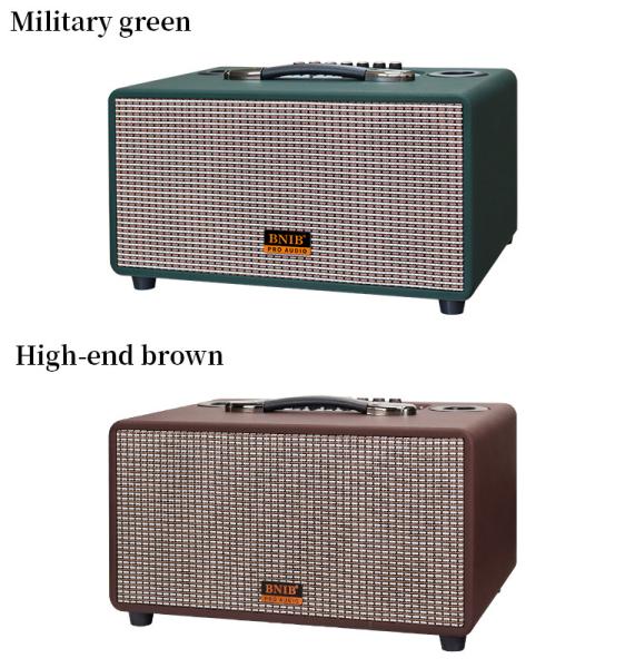 Black 70W V5.0 Bluetooth Portable Speaker With 2 Microphones and Handle