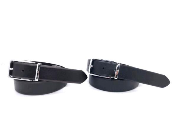 Black Brown Mens Leather Dress Belt Breathable Anti - Bacterial AZO Free