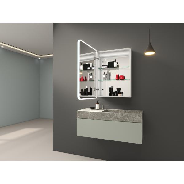 Moisture Proof Led Medicine Cabinet High Brightness Bathroom Cabinet With Light