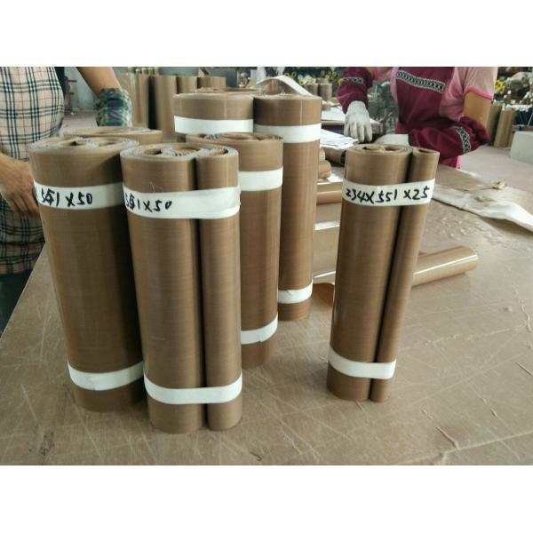 Resistencia química de Ptfe de la tela revestida da alta temperatura de la fibra de vidrio