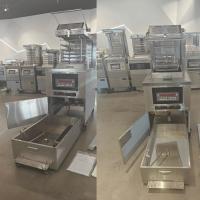 PFG-5910 Fabricante de freidora a presión de pollo a gas de 8 cabezas y 55L y 220V