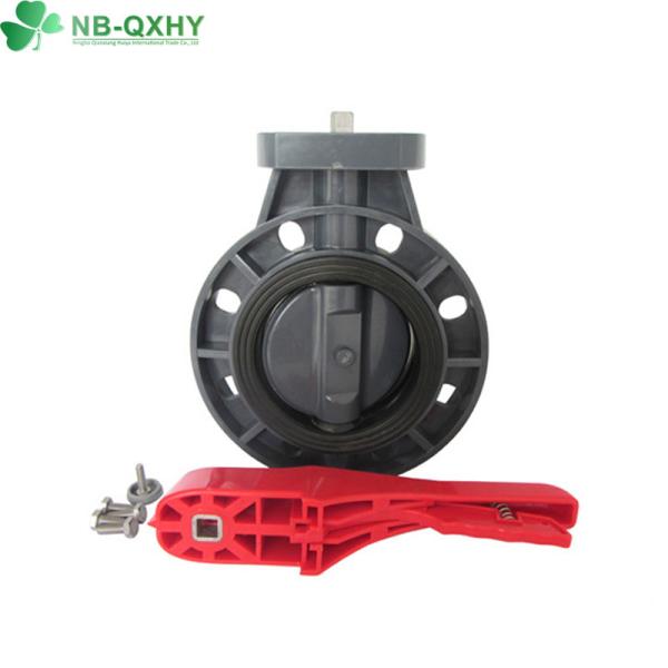 Plastic PVC/UPVC Butterfly Valve Normal Valve Stem 100% Material for Water Supply