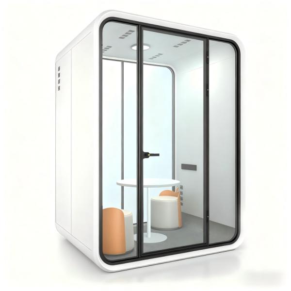 Modular Two Person Pod Extendable Soundproof Study Pods 220V