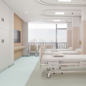 Multi-Layer Durable Anti-Microbial Hospital Flooring