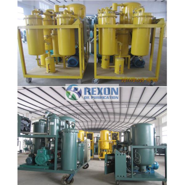 Blue Rexon Hydraulic Oil Purification Machine / Filtration Unit With 6000 L / H Capacity