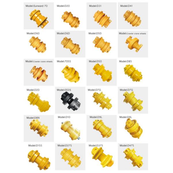 PC56 PC40 PC100 PC200 VIV40 SK60-8 MS30 excavator track roller for excavator spare parts