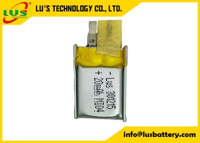 8mah - batterie LP301215 de la batterie PL301215 Lipo de polymère de lithium de 200mah 3.7v petite
