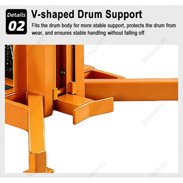 DTF450 Foot-Operated Hydraulic Drum Truck