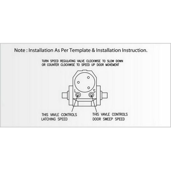 Коммерчески дверь Бакчек - более близко, регулирующ дверь - более близко с особенностью владением открытой