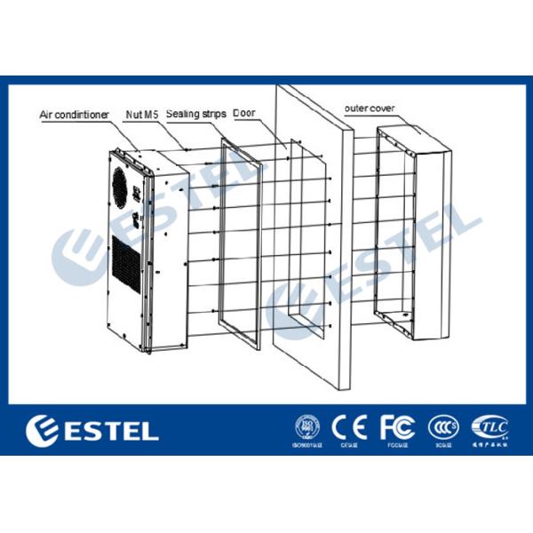 Емкость хладоагента 1000W кондиционера R134A шкафа AC 220V на открытом воздухе охлаждая