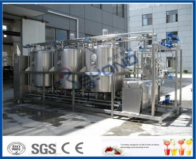 1000L - 10000L Cleaning In Place System , Cip Systems Dairy Industry With 4 Tank Double Circuits