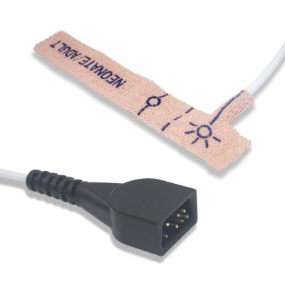 Látex descartável do sensor do Neonate Spo2 do conector de Nonin 7pin livre