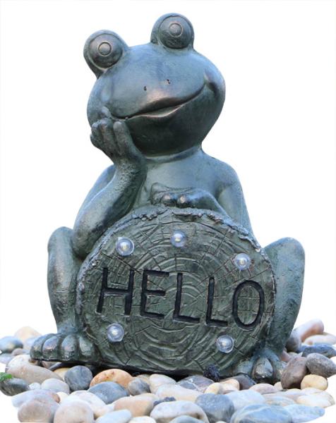 Garden Statue Fountains Vivid Frog Statue Green Frog Magnesia Water  right weight Fountain