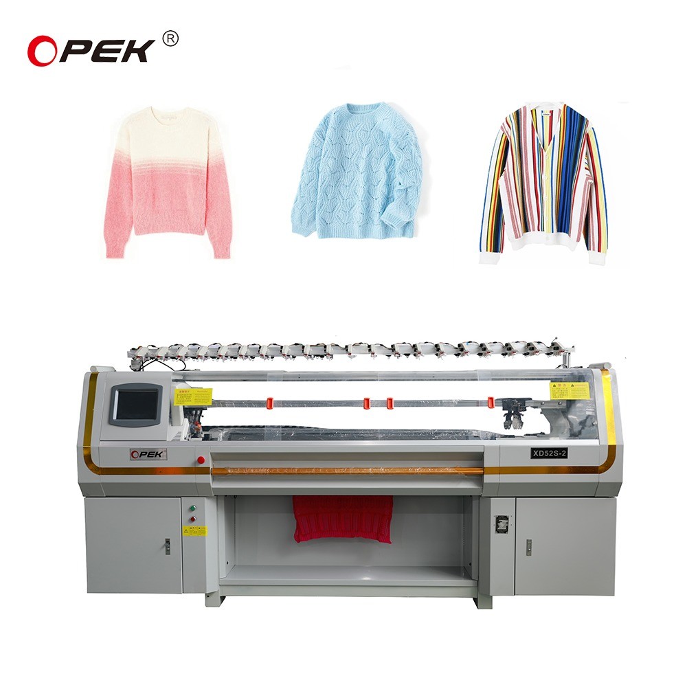 Double Knitting Method 1500 W Computerized Hat and Scarf Knitting Machine for