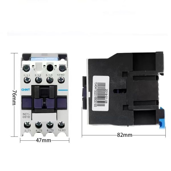3 Pole AC Switching Contactor 40 Amp 2no 2nc For Heavy Duty Industrial